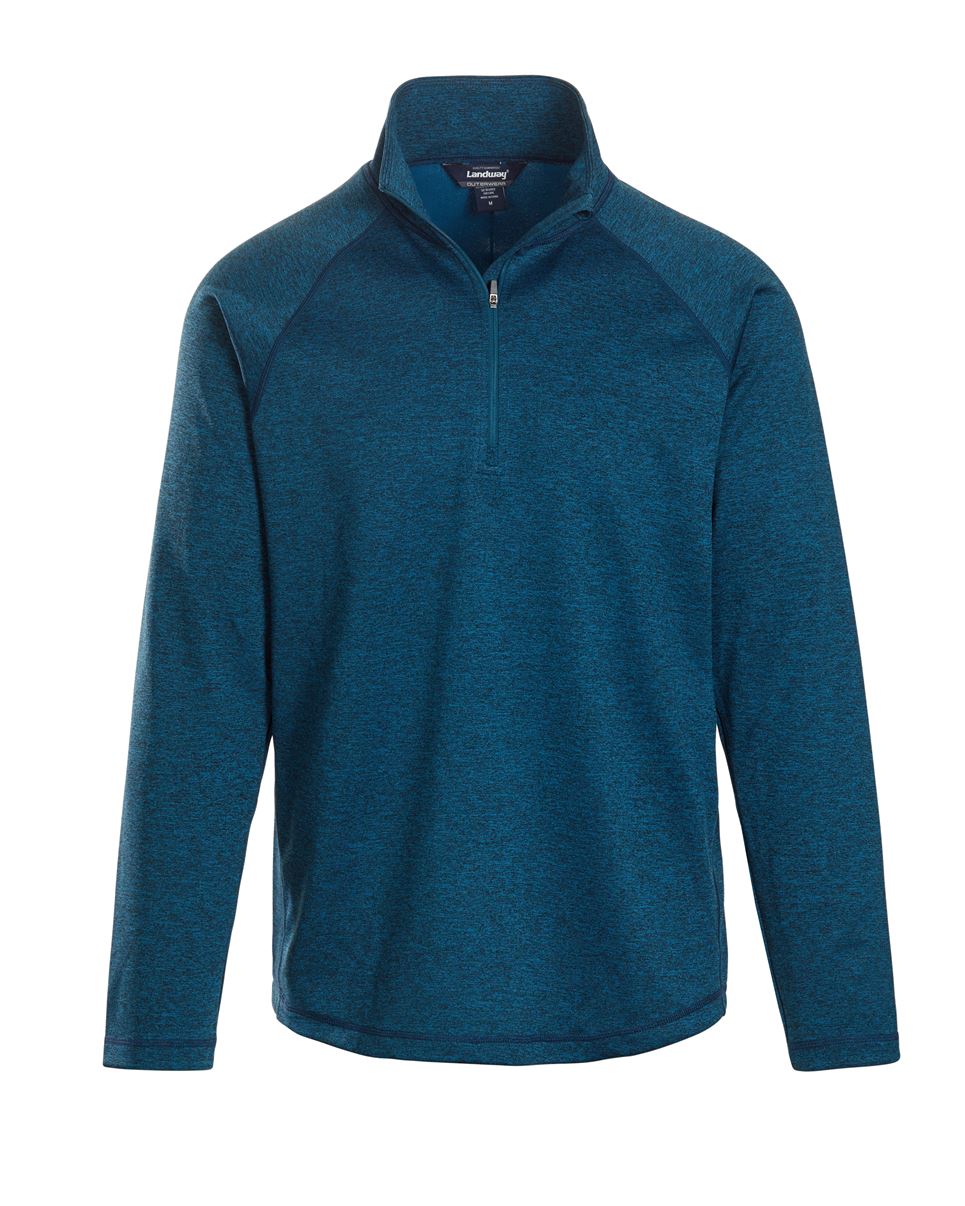 Landway CL-39 - Alpha Heathered 1/4-zip Pullover $41.16 - Sweatshirts
